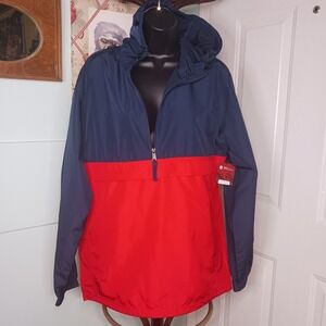 SwissTech 1/2 Zipper Jacket Wind Breaker NWT Peak Resist Water Resistant Sz SM